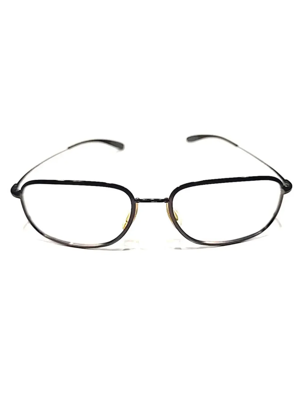 NIKE Reveal II 211 Brown Metal Rectangle Sunglasses Frame 56-18 145 Japan